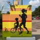 Mini mural - West T. C. Jester @ Tidwell